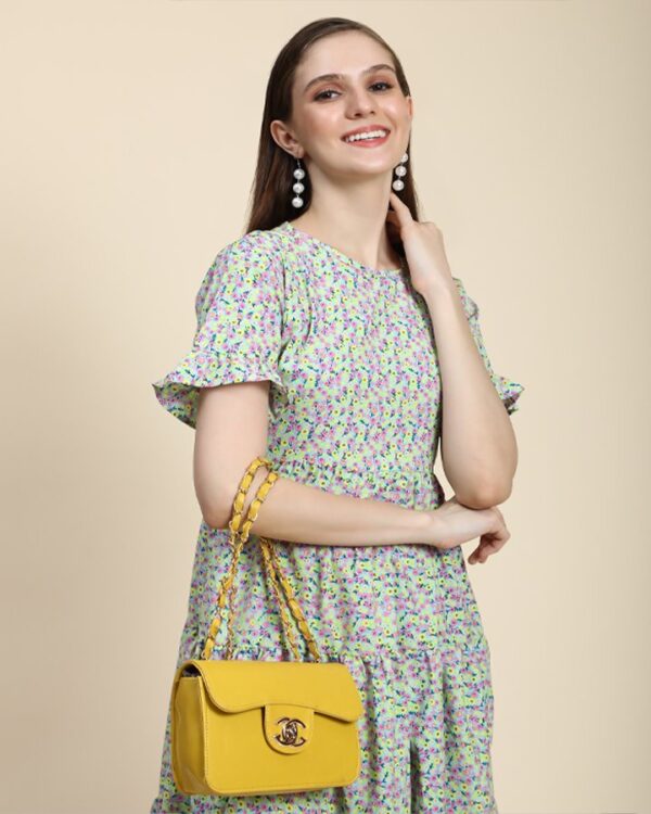 PRINTED DRESS - Image 4