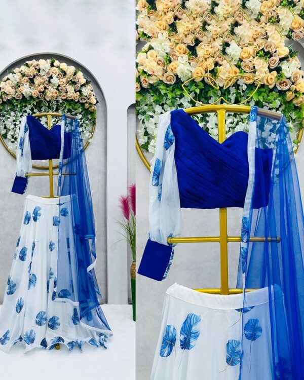 beautiful Designer Anarkali Suit On havy Faux Georgette febric & inner and pent on Crep Febric and Dupatta