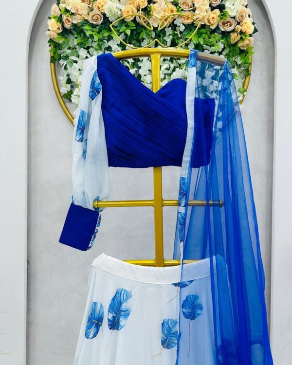 beautiful Designer Anarkali Suit On havy Faux Georgette febric & inner and pent on Crep Febric and Dupatta - Image 3