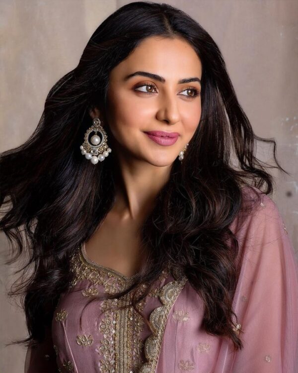 Light Pink  chinestich on Sequnce four side lace broder gown with dupatta - Image 3