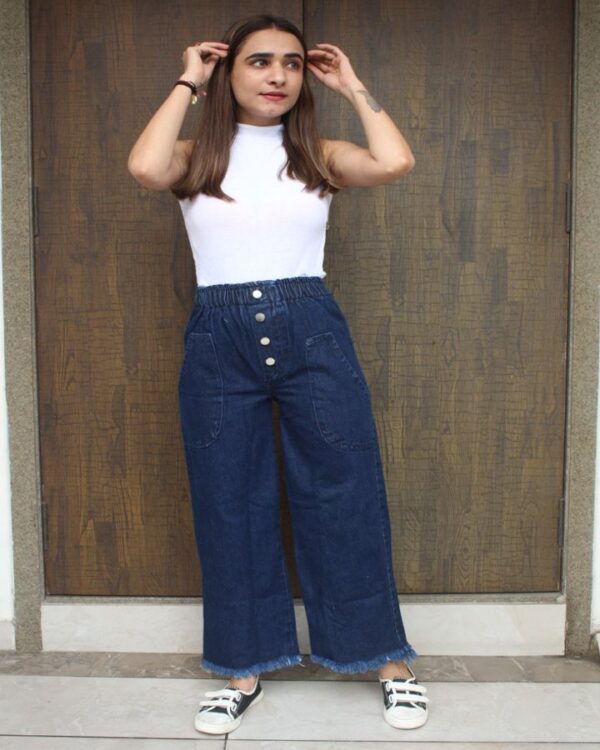 4 BUTTON PLAZO JeANS - Image 5